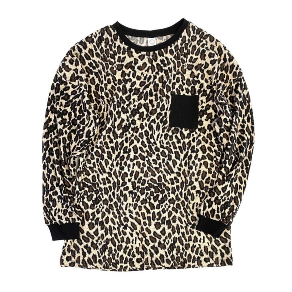 Free To Roam Lounge Top in Leopard